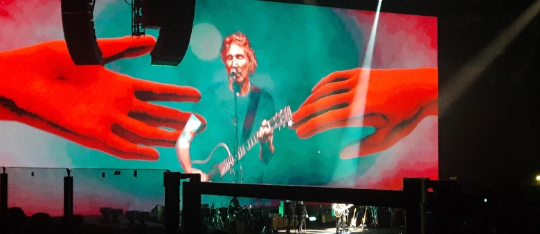 Roger Waters, Us and Them tour, Unipol Arena, Casalecchio di Reno (Bologna), 24 aprile 2018
