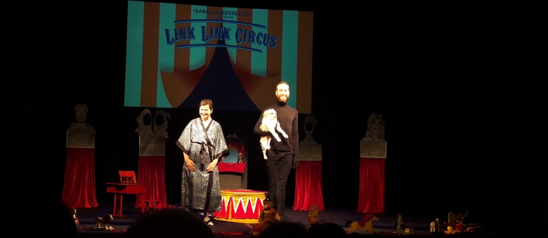 Isabella Rossellini, Link Link Circus, Teatro Cucinelli, Solomeo, 3 marzo 2019
