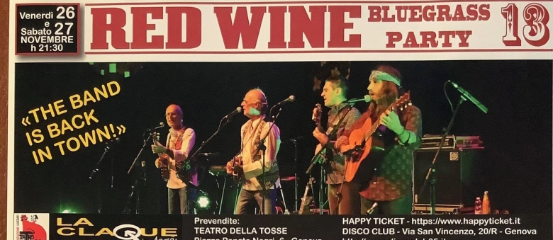 Red Wine, a Genova il Bluegrass Party 13